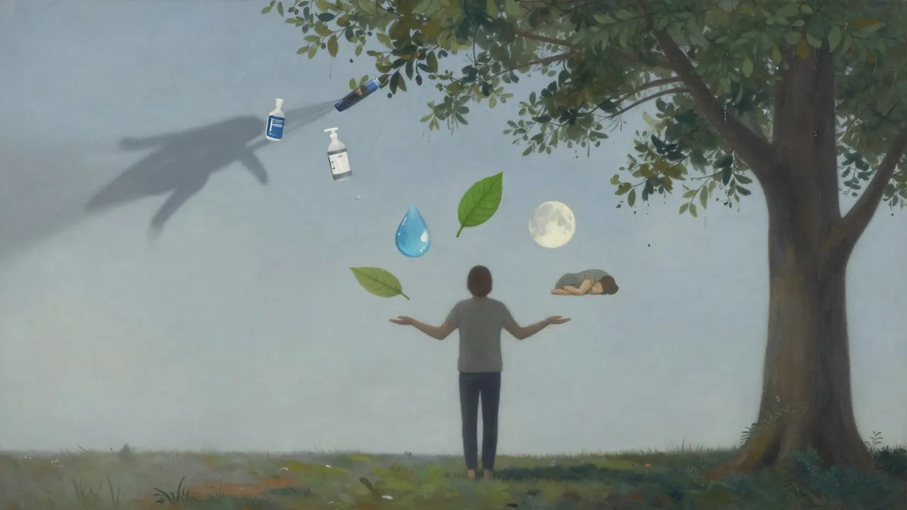 Osoba podporující přirozené čištění těla přirozeným životním stylem.