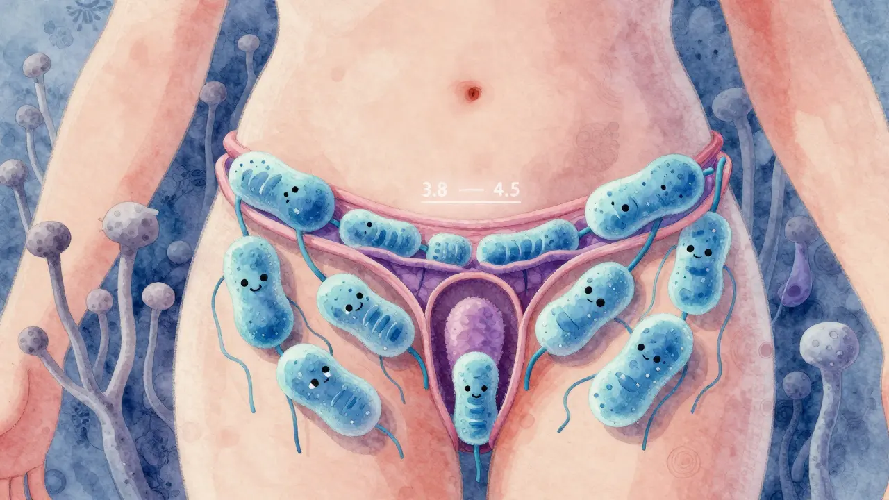 Uvnitř těla ženy: laktobacily tvoří ochrannou bariéru proti houbám.