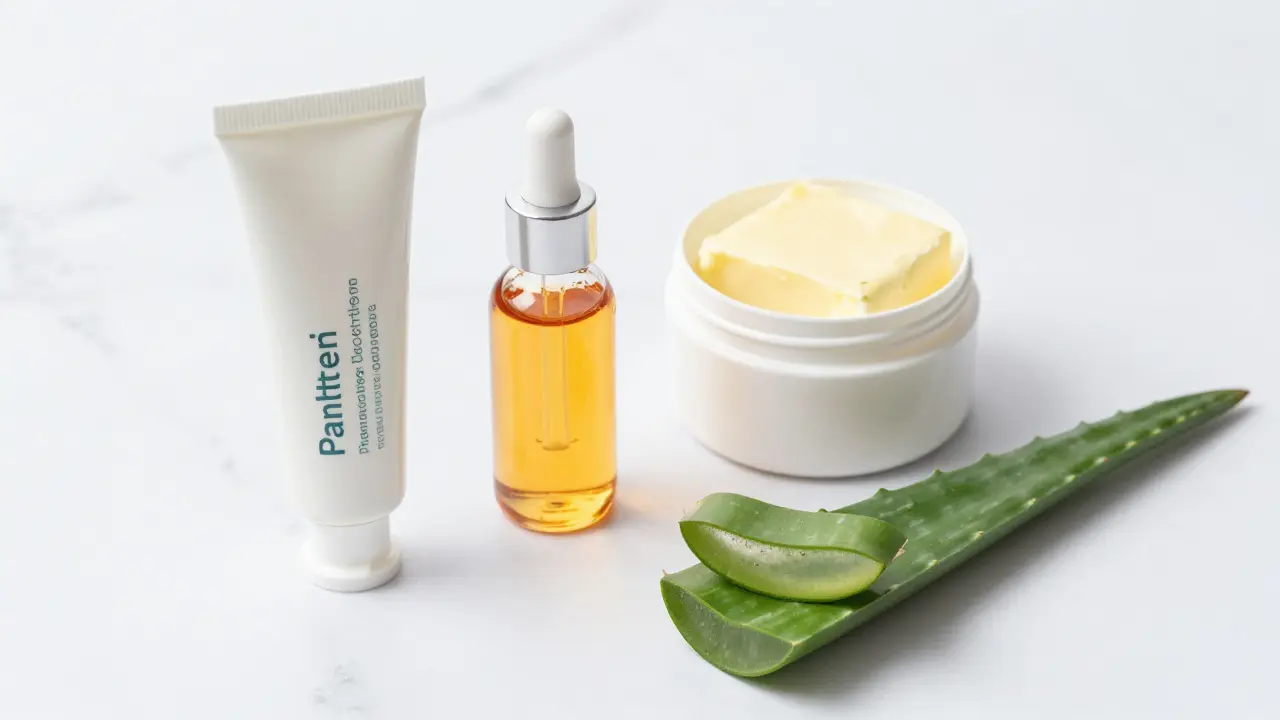 Přehled mastí a olejů pro hojení ran: panthenol, rakytník, aloe