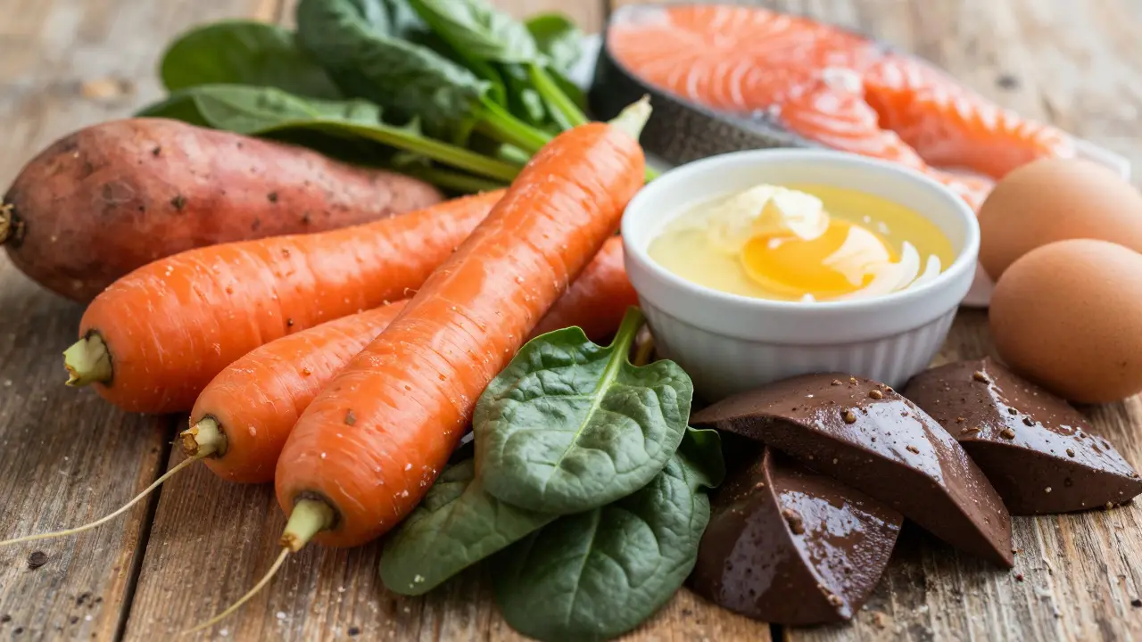 V čem je nejvíce vitamínu A: Kompletní seznam potravin a tipy pro vstřebávání