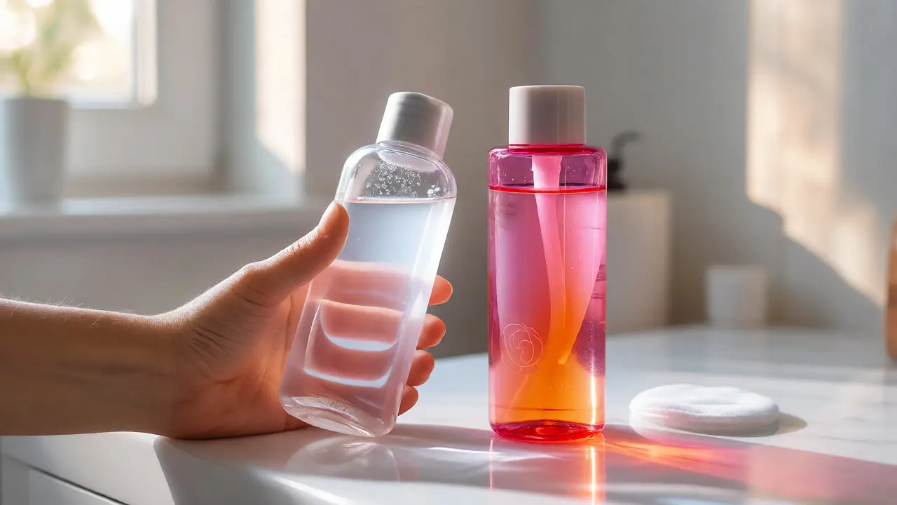 Micelární voda vs. tonikum: Jaký je skutečný rozdíl a co potřebuje vaše pleť?