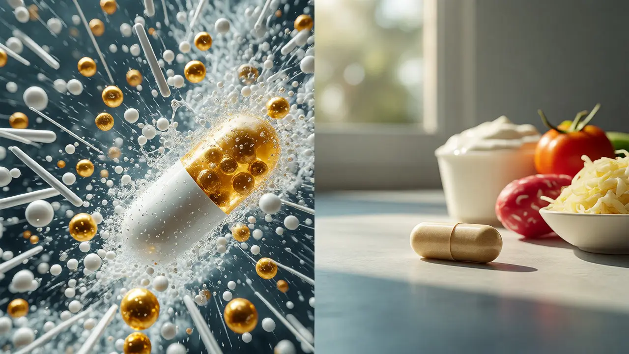 Kontrast mezi akutní léčbou antibiotiky a preventivním užíváním probiotik